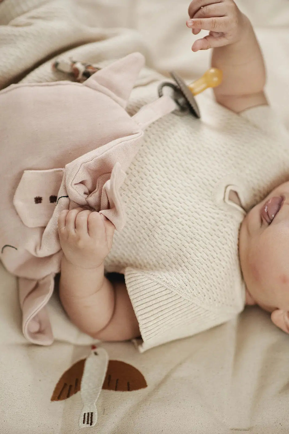 Vest - Chestnut - 100% organic cotton 6-9 months