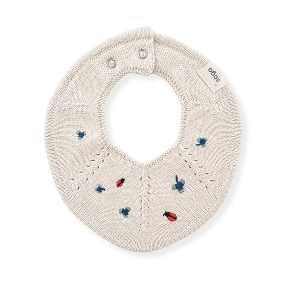 Knitted Neck Scarf - Flora - Ladybug Garden