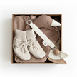 Baby gift box white background
