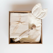 Baby gift box white background